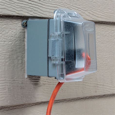 metal outler box guards|Amazon.com: Outdoor Outlet Protector.